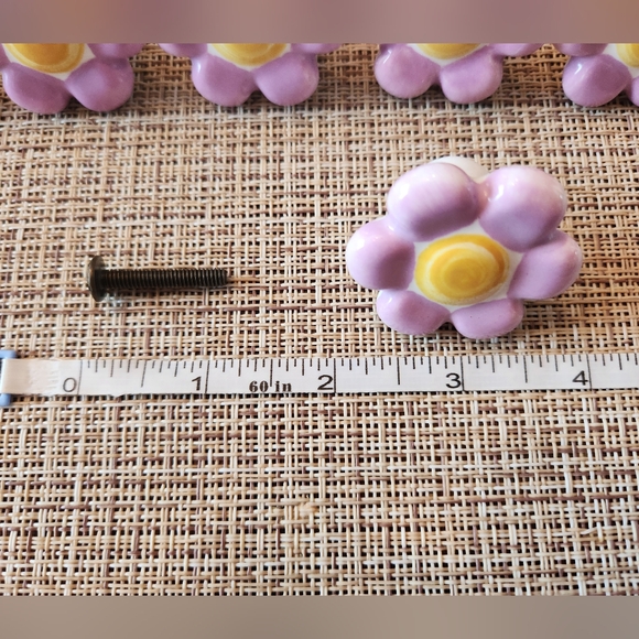Purple Eclectic Flower Shaped Cabinet Knobs 22 - Picture 4 of 5